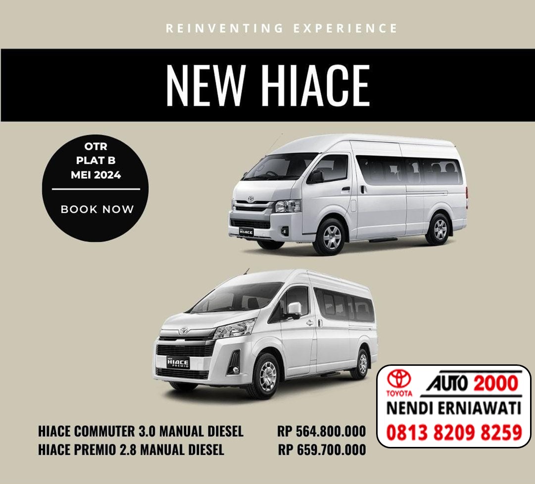 Promo Harga All New Hiace