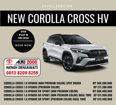 Promo Harga All New Corolla Cross