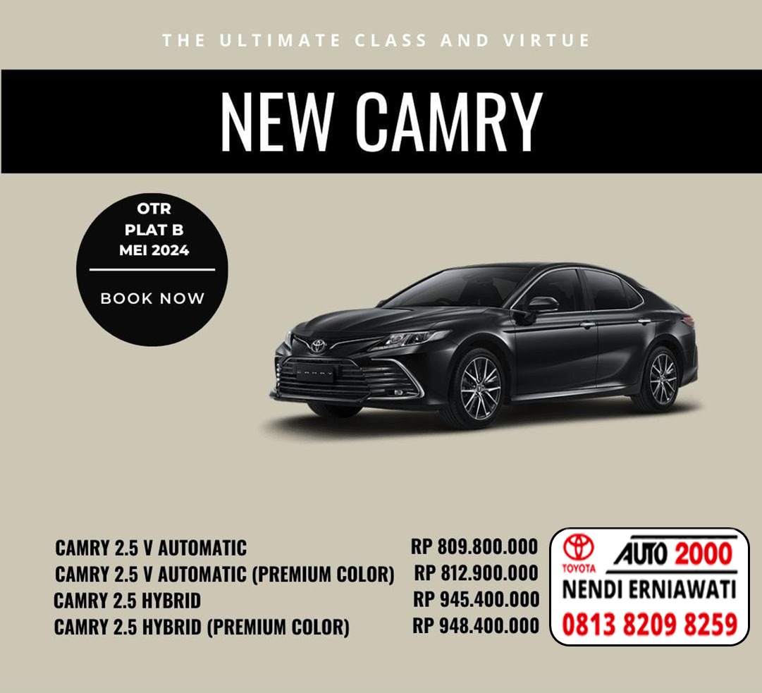 Promo Harga New Camry