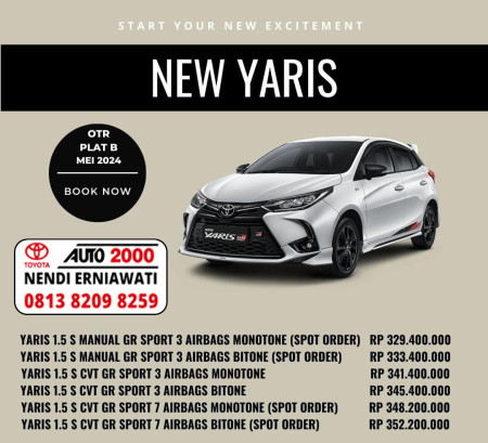 Promo Harga New YARIS